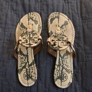 Excellent used condition- Tory Burch Miller sandals.